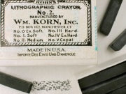 Korns Lithographic Crayons in Pencil Form