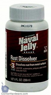 How To remove rust and use naval jelly 