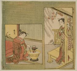 The Tenth Month by Suzuki Harunobu